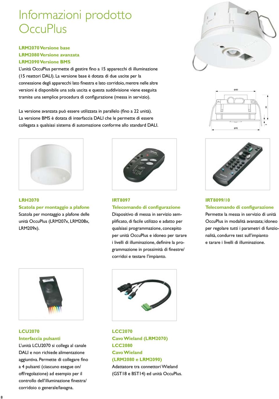 eseguita tramite una semplice procedura di configurazione (messa in servizio). 80 La versione avanzata può essere utilizzata in parallelo (fino a 22 unità).