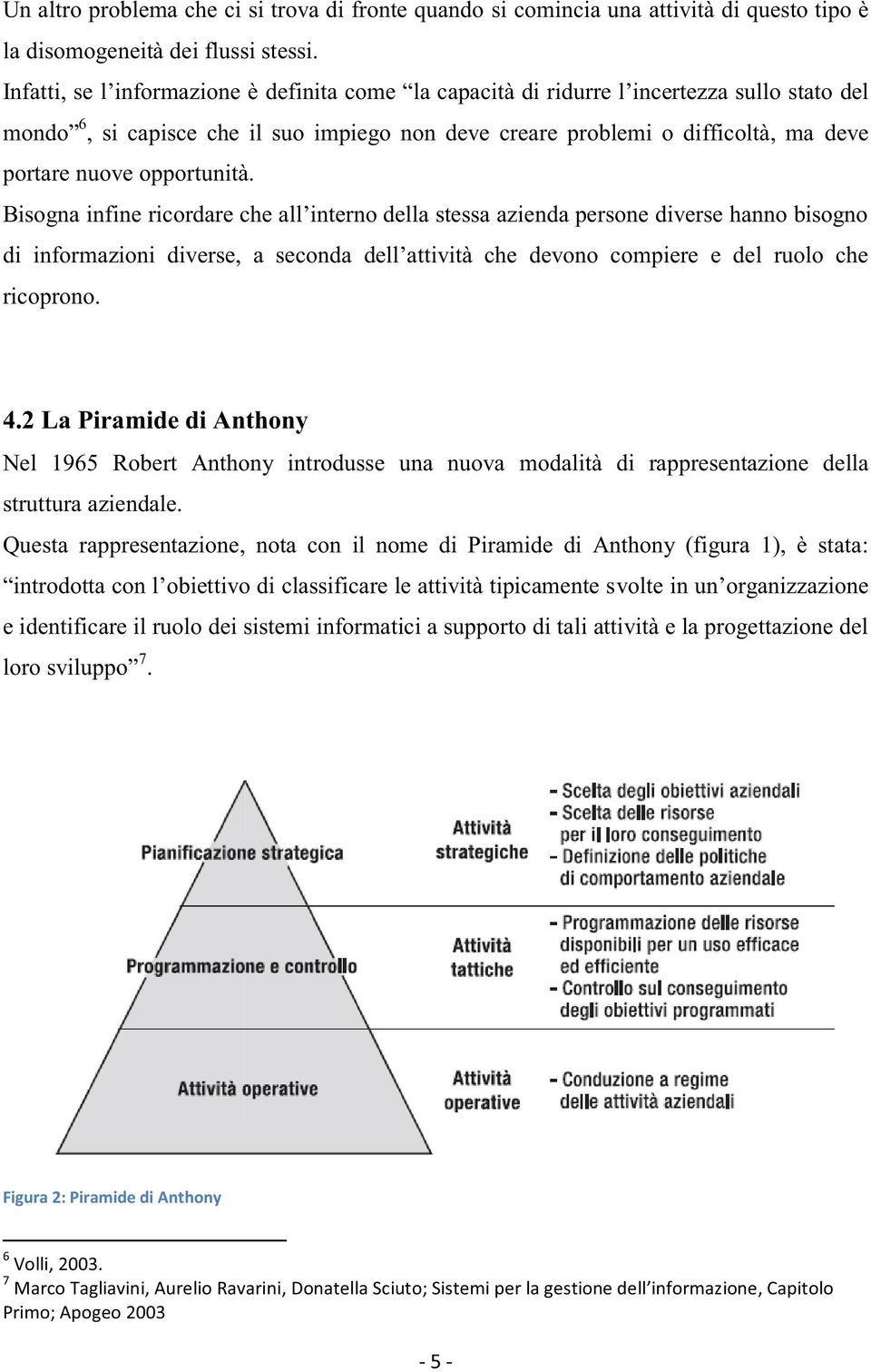 2 La Piramide di Anthony Nel 1965 Robert Anthony introdusse una nuova modalità di rappresentazione della struttura aziendale.