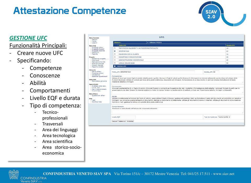 Trasversali - Area dei linguaggi - Area tecnologica - Area scientifica - Area