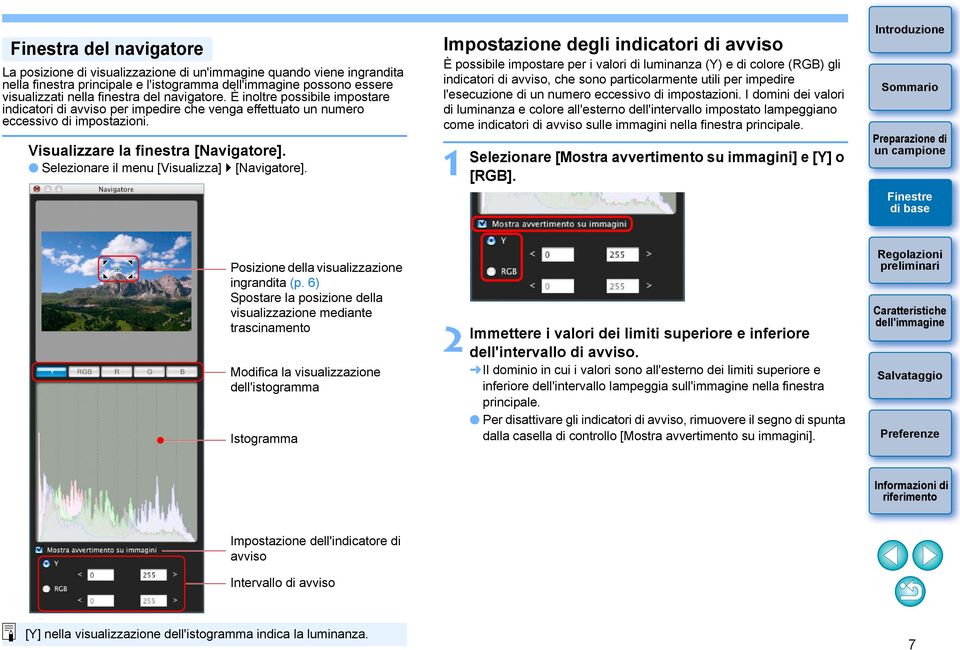 Selezionare il menu [Visualizza] [Navigatore].