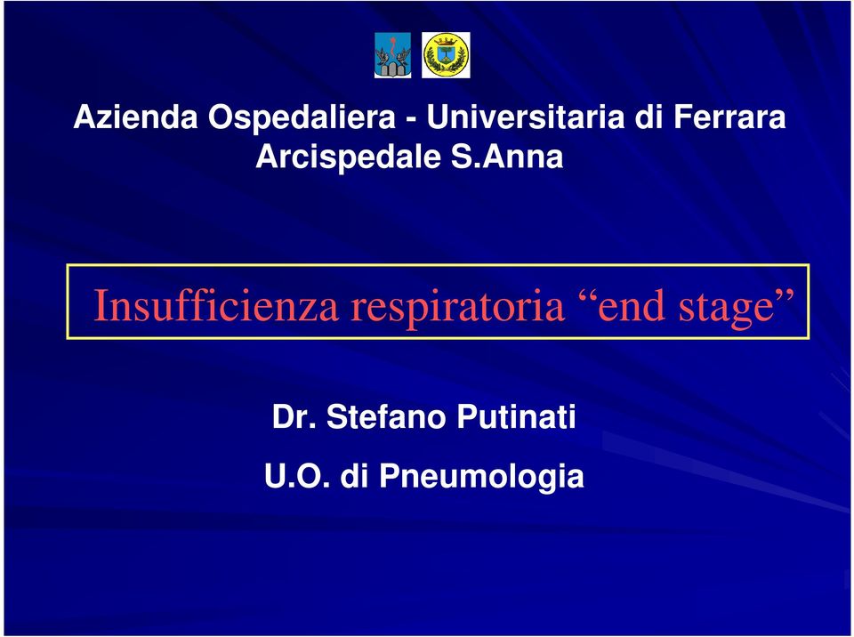 Anna Insufficienza respiratoria end