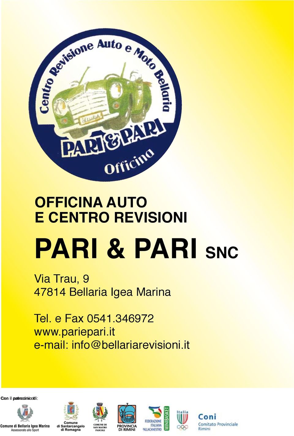 e Fax 0541.346972 www.pariepari.