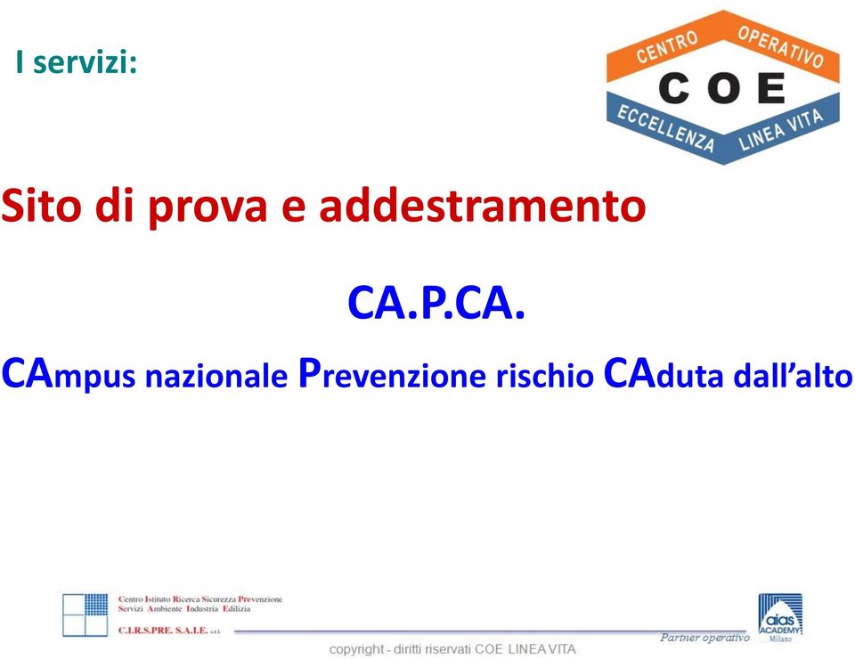 P.CA. CAmpus nazionale