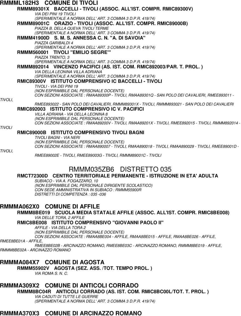 RMIC892003/PAR. T. PROL.