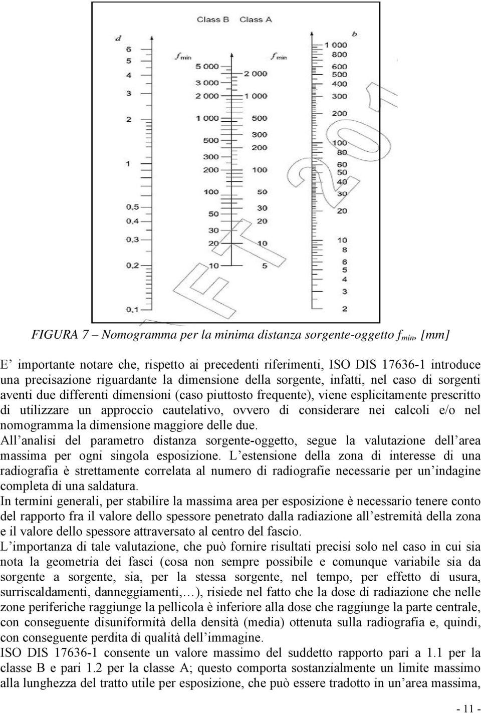 considerare nei calcoli e/o nel nomogramma la dimensione maggiore delle due. All analisi del parametro distanza sorgente-oggetto, segue la valutazione dell area massima per ogni singola esposizione.