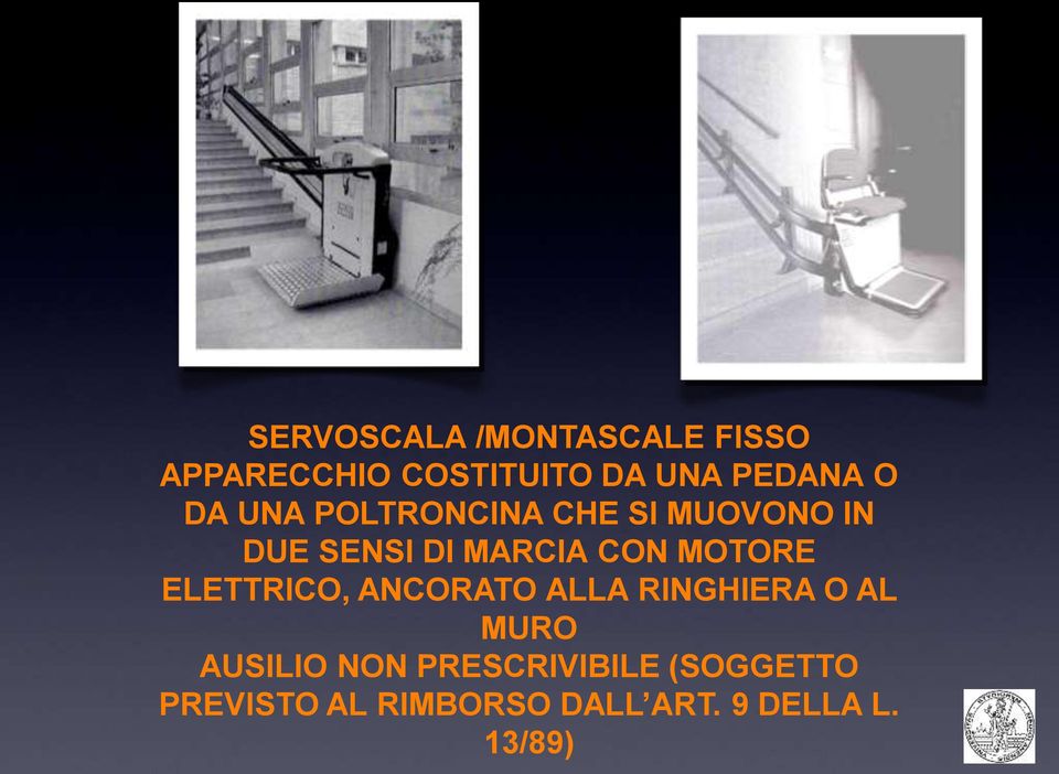 MOTORE ELETTRICO, ANCORATO ALLA RINGHIERA O AL MURO AUSILIO NON