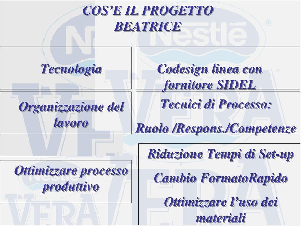 SIDEL Tecnici di Processo: Ruolo /Respons.