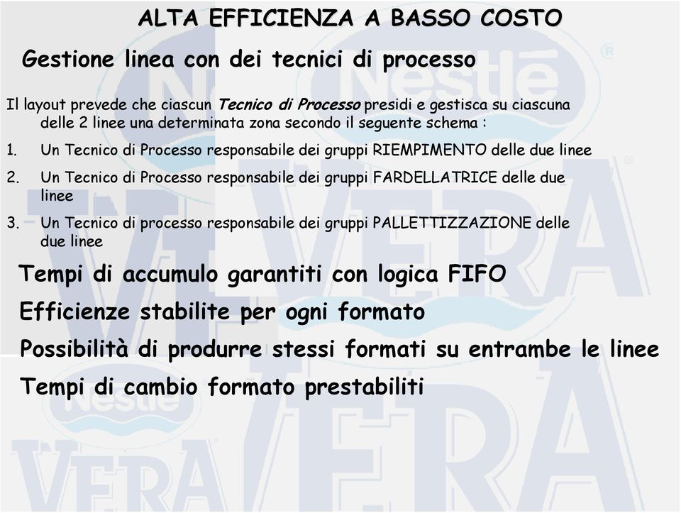 Un Tecnico di Processo responsabile dei gruppi FARDELLATRICE delle due linee 3.