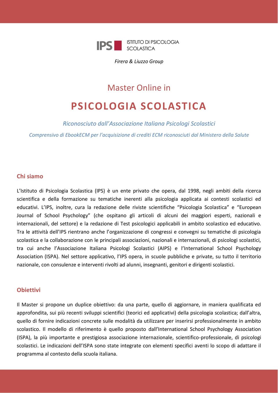 psicologia applicata ai contesti scolastici ed educativi.