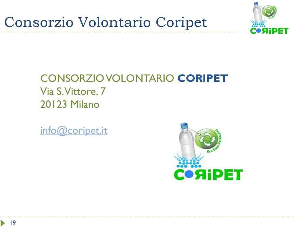 VOLONTARIO CORIPET Via S.