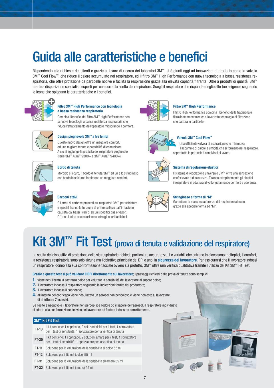 respirazione grazie alla elevata capacità filtrante. Oltre a prodotti di qualità, 3M mette a disposizione specialisti esperti per una corretta scelta del respiratore.
