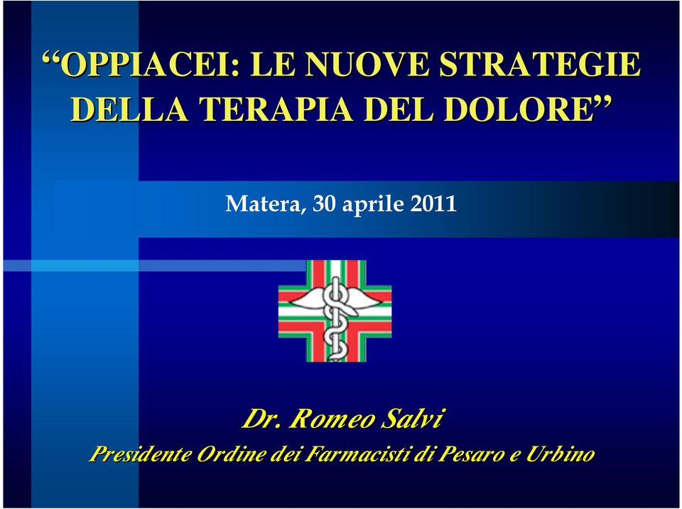 aprile 2011 Dr.