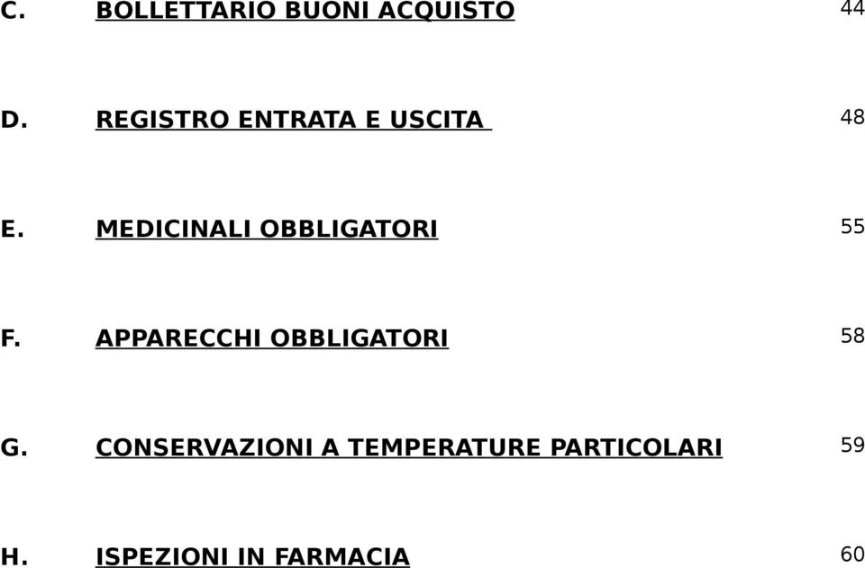 MEDICINALI OBBLIGATORI 55 F.