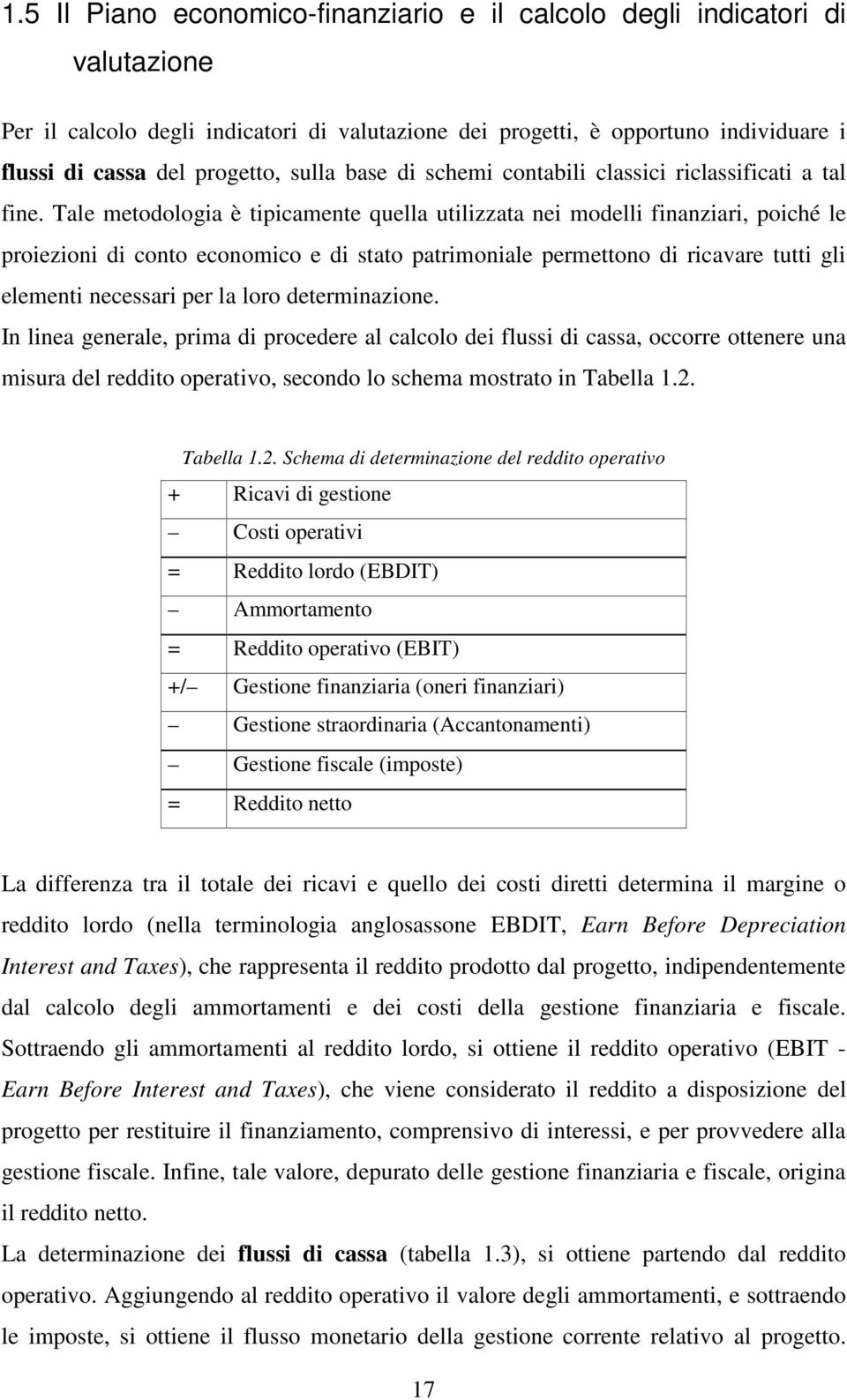 Tale metodologia è tipicamente quella utilizzata nei modelli finanziari, poiché le proiezioni di conto economico e di stato patrimoniale permettono di ricavare tutti gli elementi necessari per la