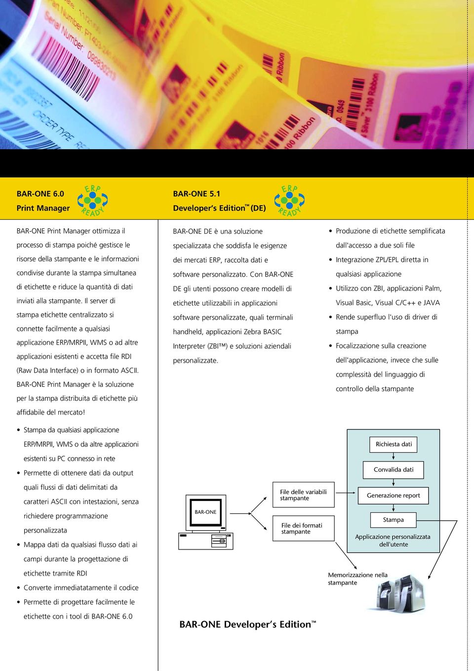 riduce la quantità di dati inviati alla stampante.