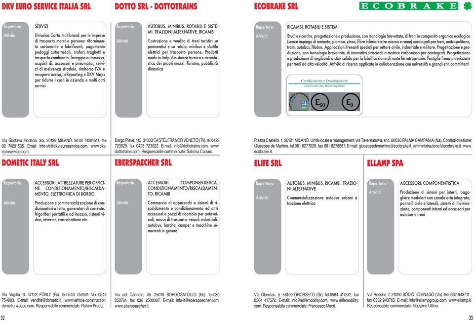 ereporting e DKV Maps per ridurre i costi in azienda e molti altri servizi AUTOBUS. MINIBUS. ROTABILI E SISTE- MI. TRAZIONI ALTERNATIVE.