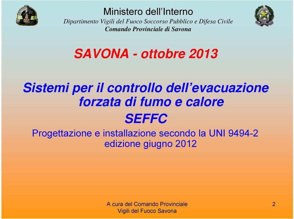 e calore SEFFC Progettazione e