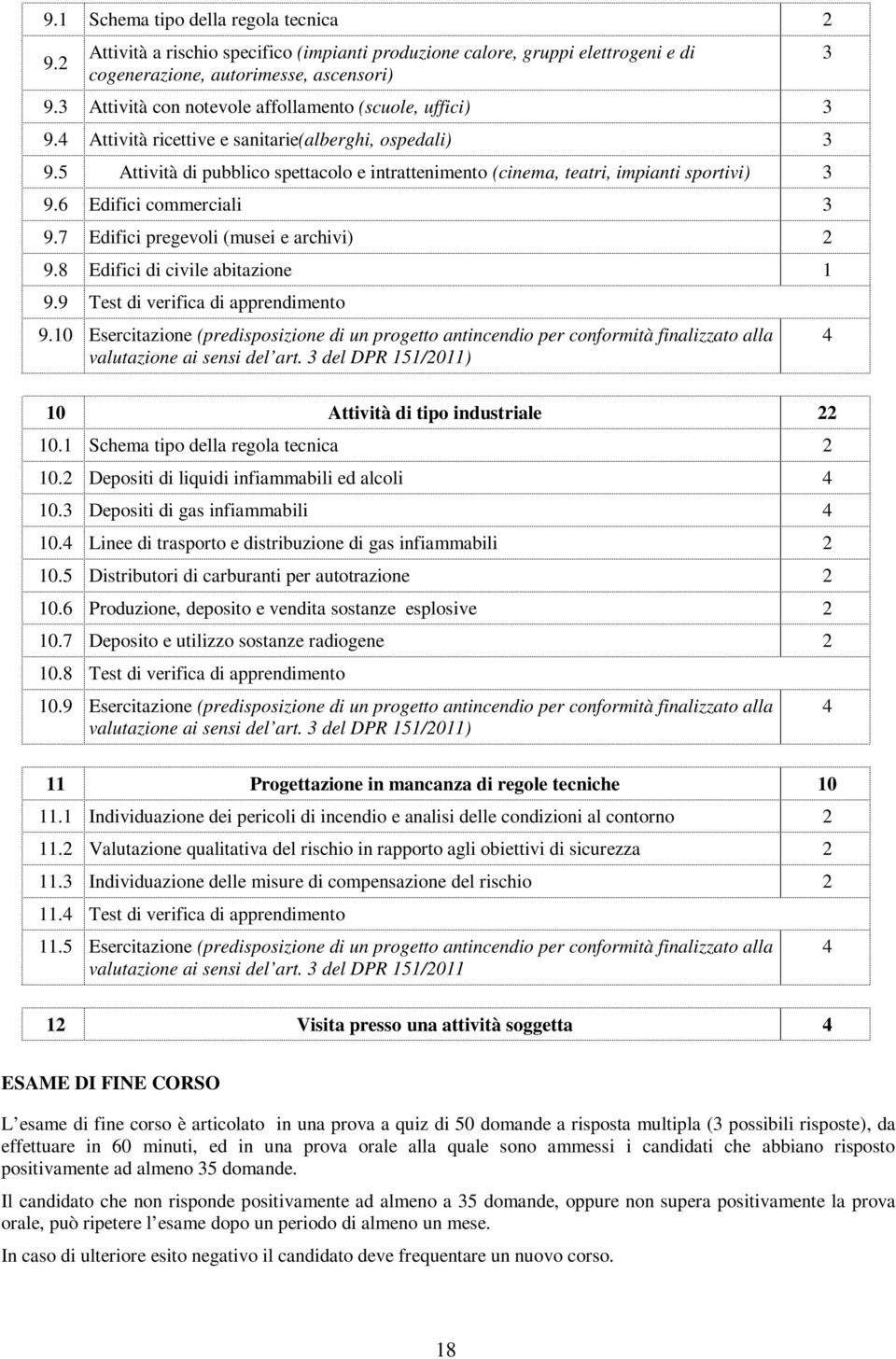 5 agosto 2011 stabilisce che per il mantenimento dell'iscrizione negli elenchi del Ministero dell'interno, i professionisti devono effettuare corsi e seminari di aggiornamento in materia di