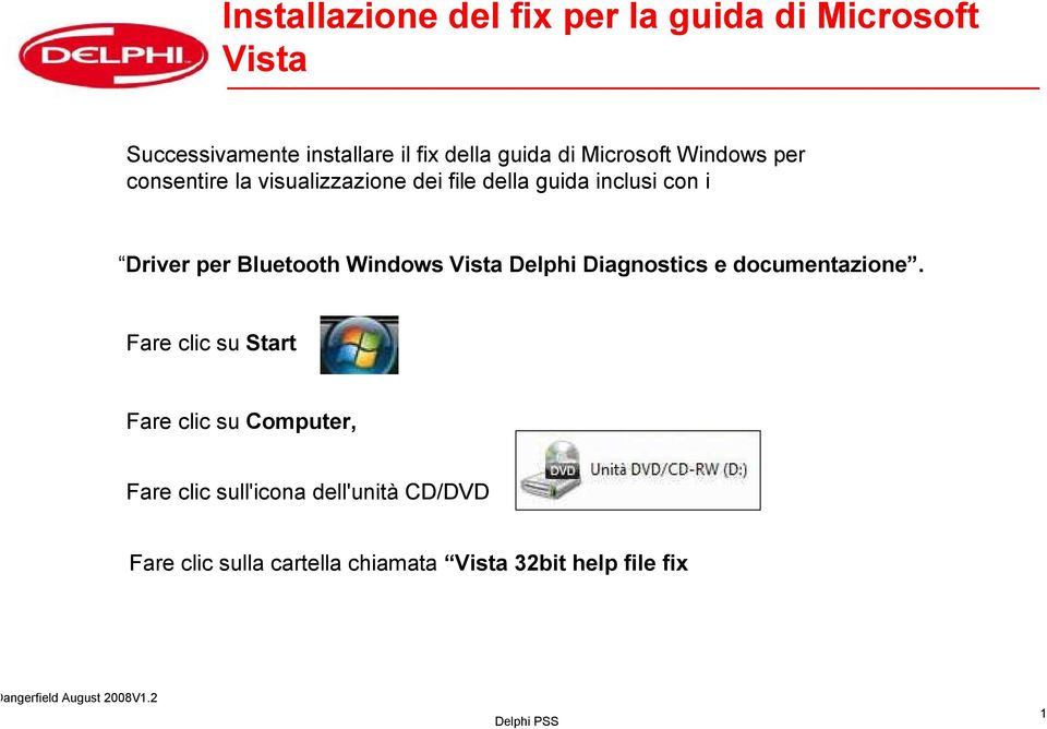 Bluetooth Windows Vista Delphi Diagnostics e documentazione.