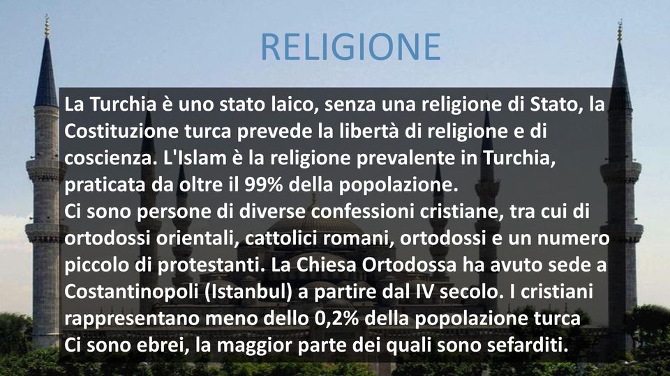 Ci sono persone di diverse confessioni cristiane, tra cui di ortodossi orientali, cattolici romani, ortodossi e un numero piccolo di protestanti.