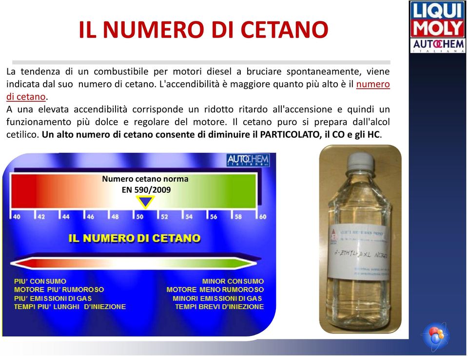 A una elevata accendibilità corrisponde un ridotto ritardo all'accensione e quindi un funzionamento più dolce e regolare