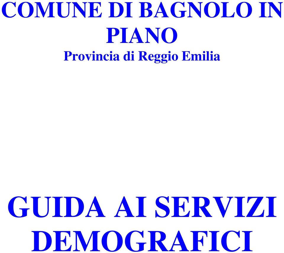 Reggio Emilia GUIDA