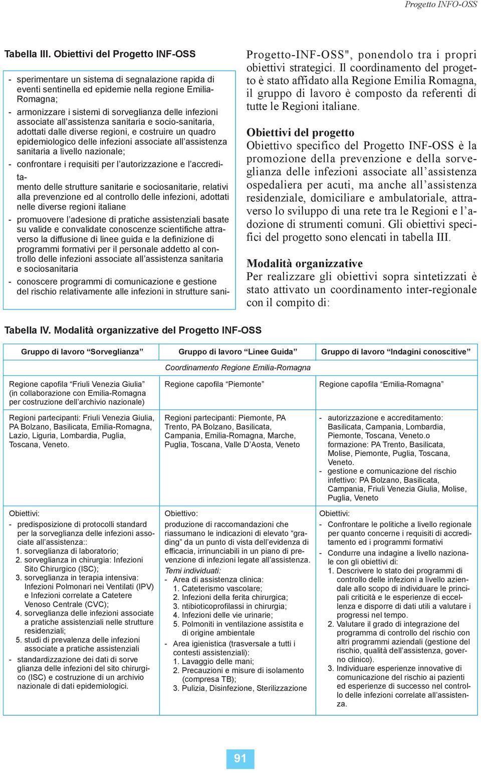 associate all assistenza sanitaria e socio-sanitaria, adottati dalle diverse regioni, e costruire un quadro epidemiologico delle infezioni associate all assistenza sanitaria a livello nazionale; -