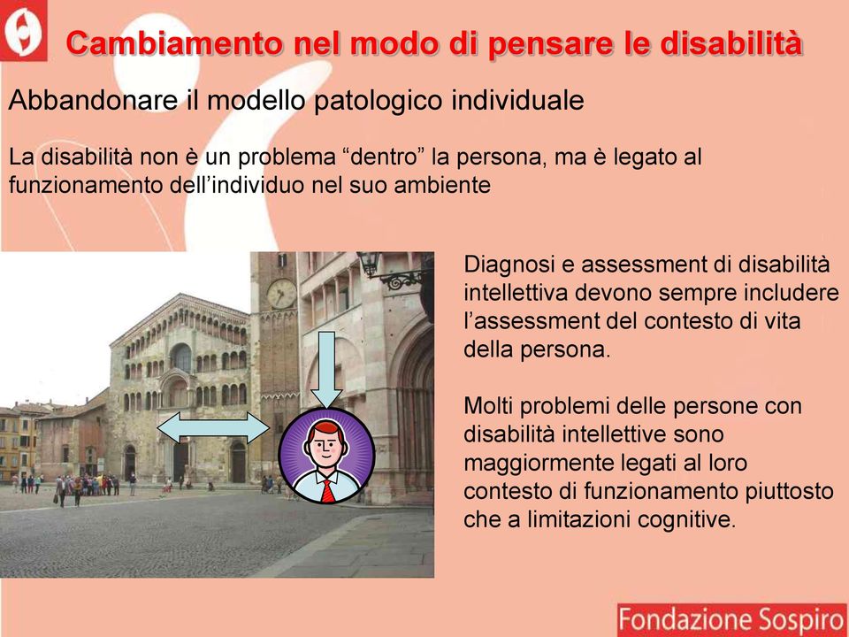 disabilità intellettiva devono sempre includere l assessment del contesto di vita della persona.