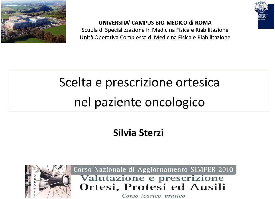 Unità Operativa Complessa di Medicina Fisica e