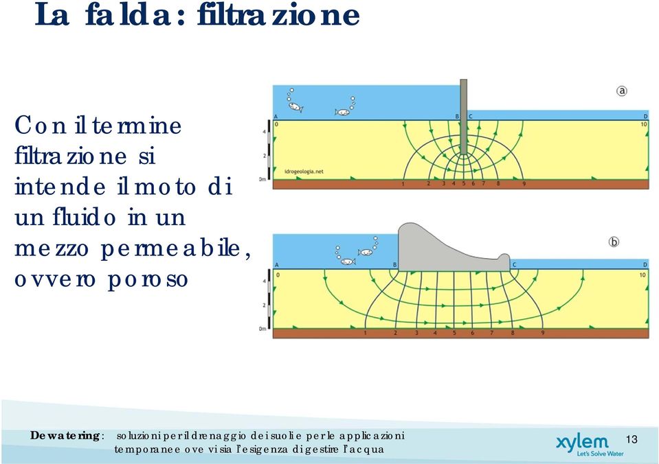 il moto di un fluido in un