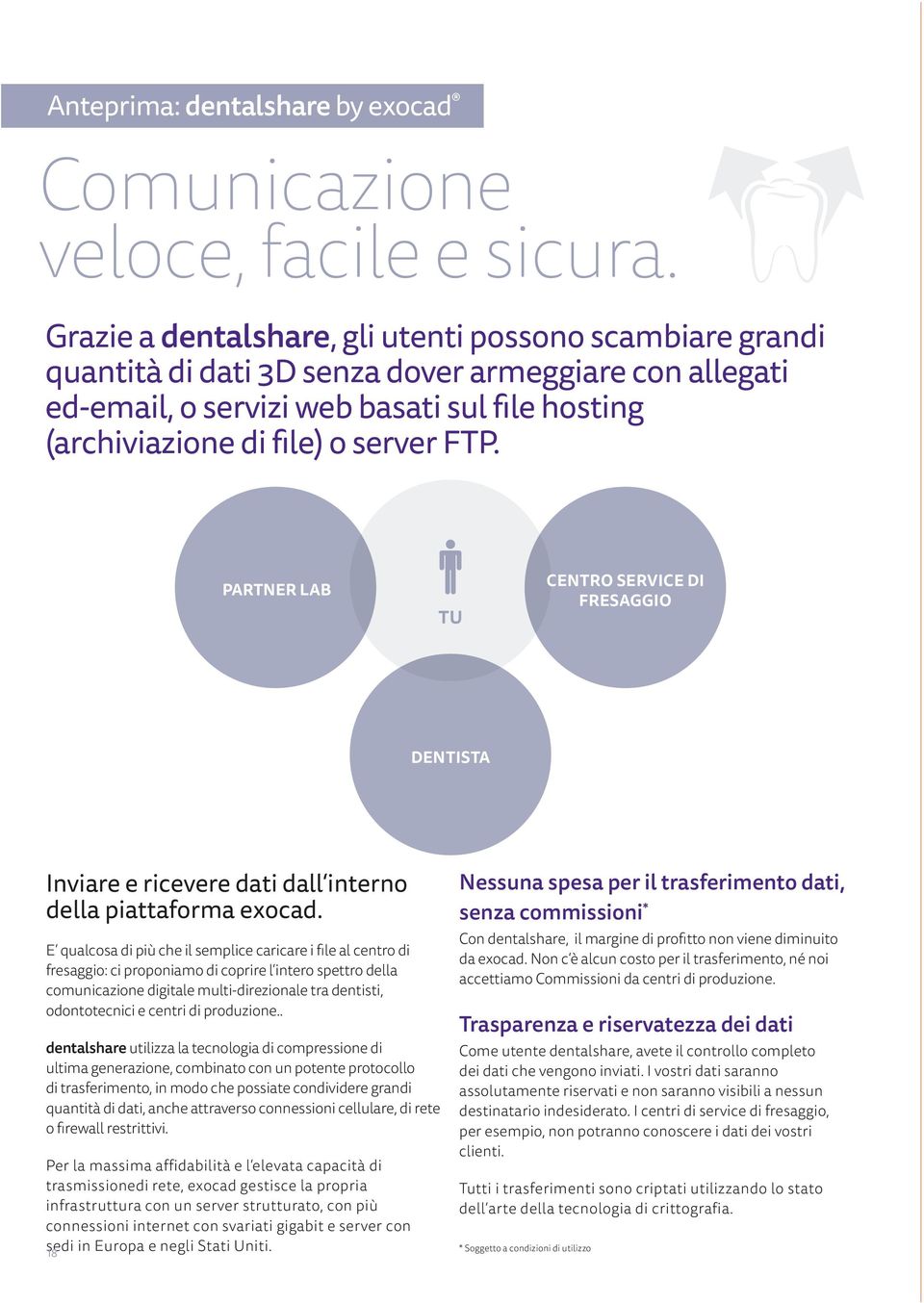 PARTNER LAB TU Centro service di fresaggio Dentista Inviare e ricevere dati dall interno della piattaforma exocad.