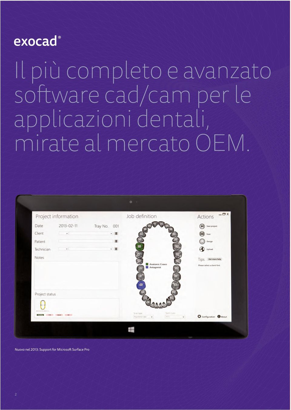 dentali, mirate al mercato OEM.