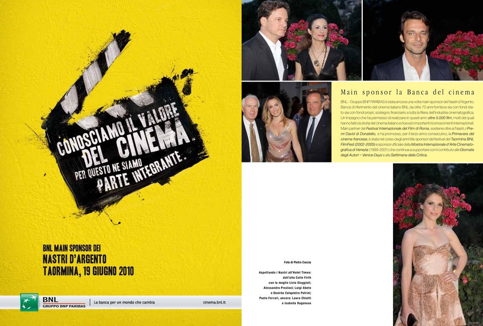 000 film, molti dei quali hanno fatto la storia del cinema italiano e ricevuto importanti riconoscimenti internazionali.