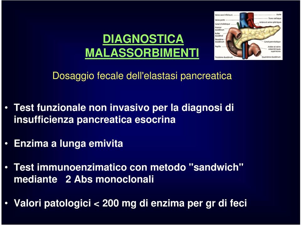 esocrina Enzima a lunga emivita Test immunoenzimatico con metodo