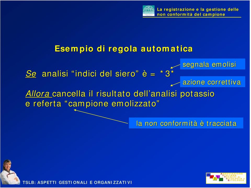 Allora cancella il risultato dell analisi potassio e