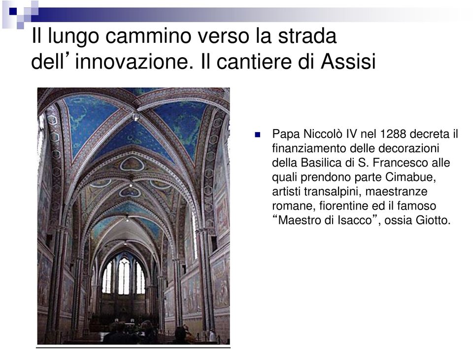 delle decorazioni della Basilica di S.