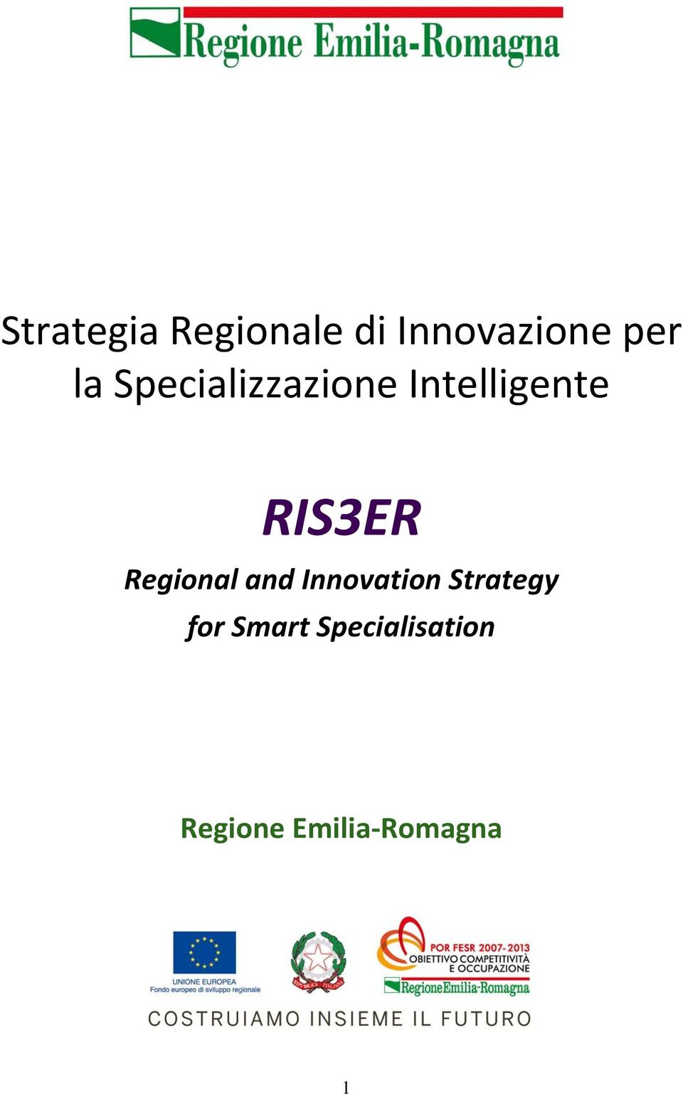 Regional and Innovation Strategy for