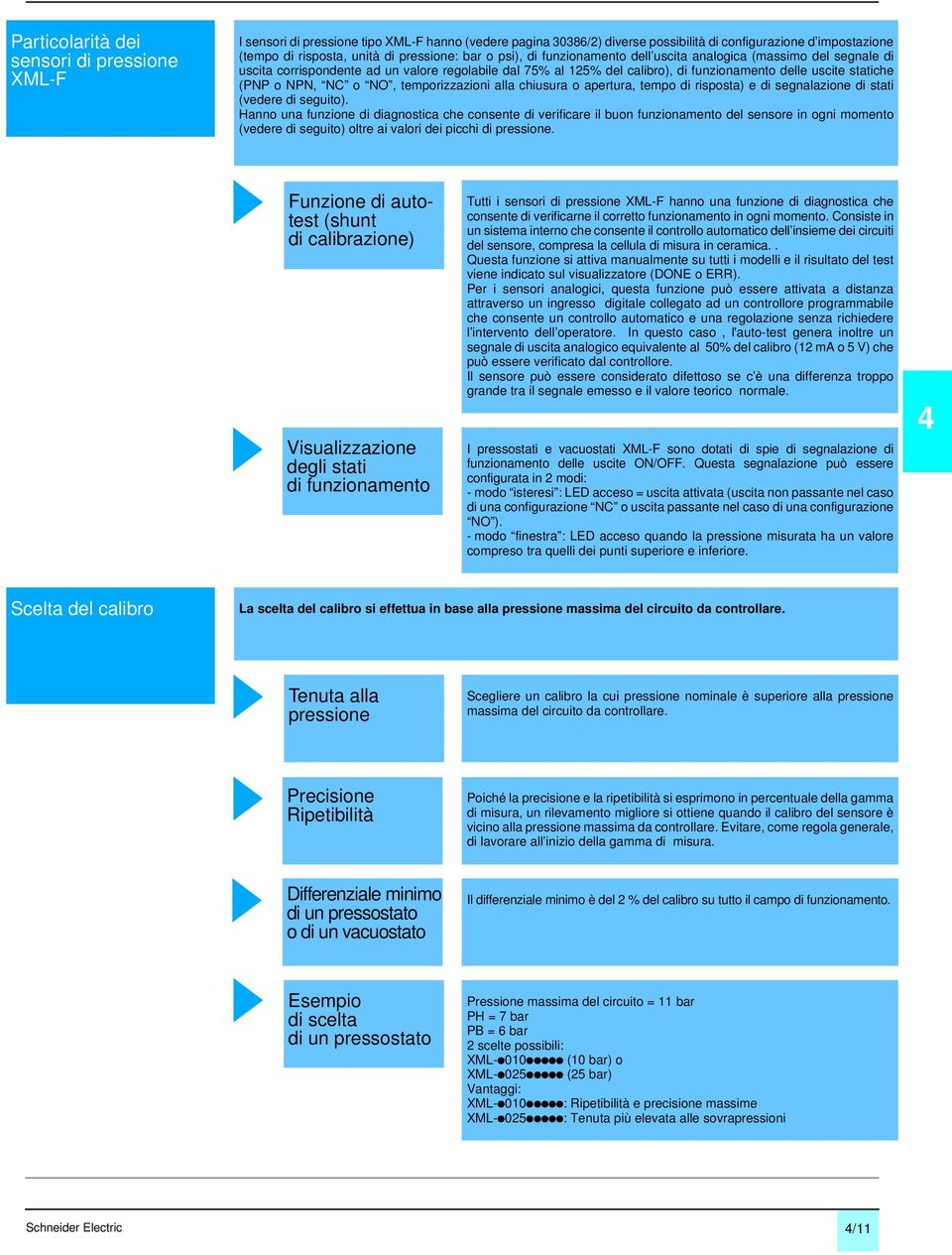 o NO, temporizzazioni alla chiusura o apertura, tempo di risposta) e di segnalazione di stati (vedere di seguito).