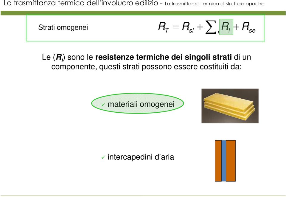 questi strati possono essere costituiti