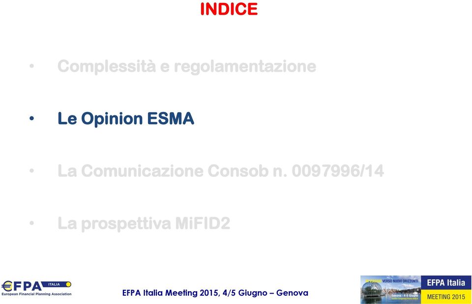 ESMA La Comunicazione Consob