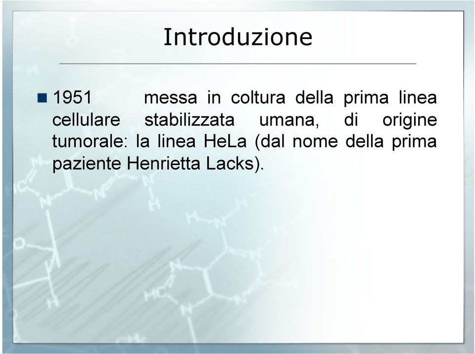 cellulare stabilizzata umana, di origine