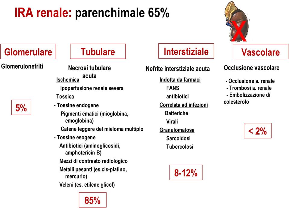 Metalli pesanti (es.cis-platino, mercurio) Veleni (es.