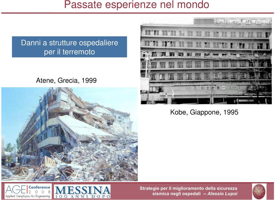 ospedaliere per il terremoto