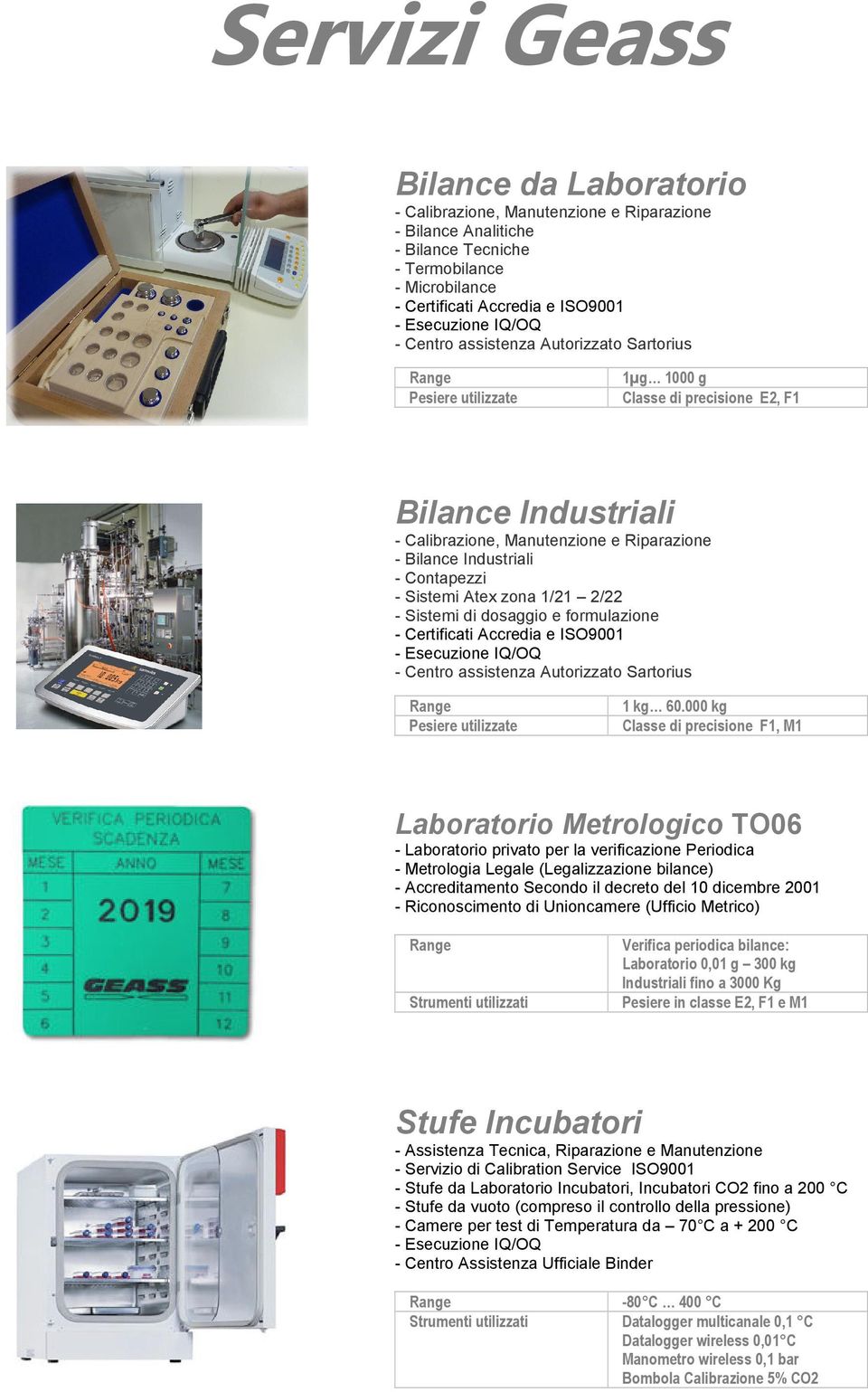 Atex zona 1/21 2/22 - Sistemi di dosaggio e formulazione - Certificati Accredia e ISO9001 - Centro assistenza Autorizzato Sartorius Pesiere utilizzate 1 kg 60.