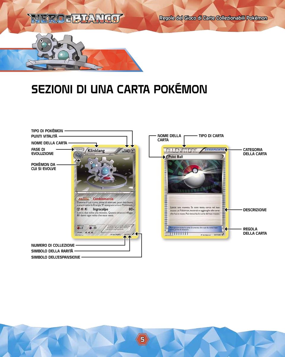 Categoria della carta Pokémon da cui si evolve Descrizione Regola