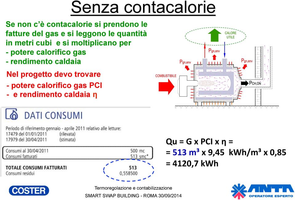 - rendimento caldaia Nel progetto devo trovare - potere calorifico gas PCI - e