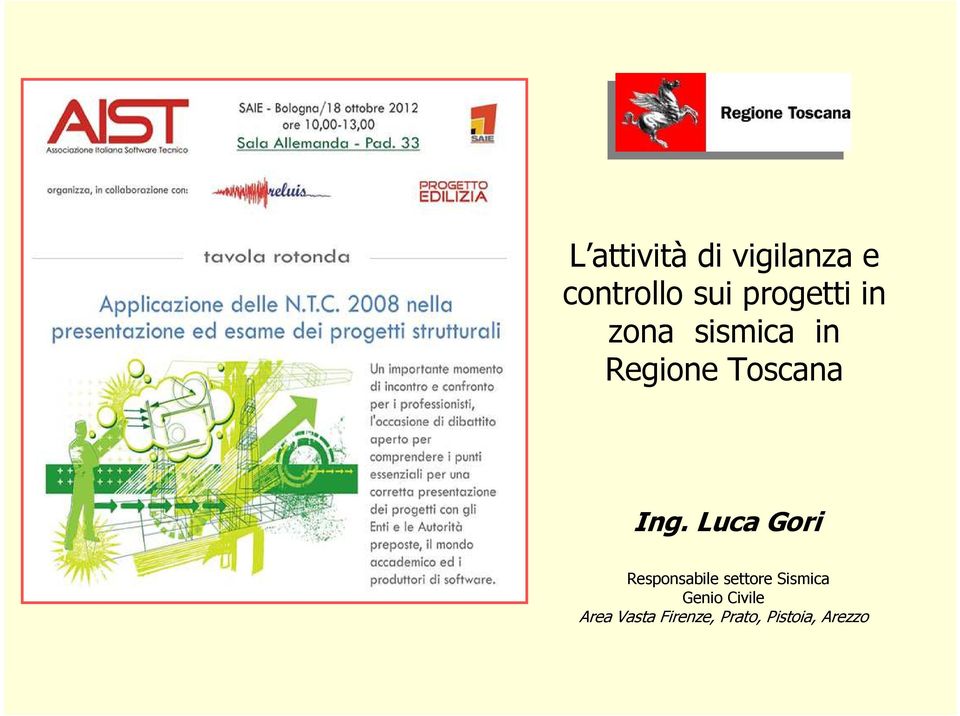 Toscana Responsabile settore Sismica
