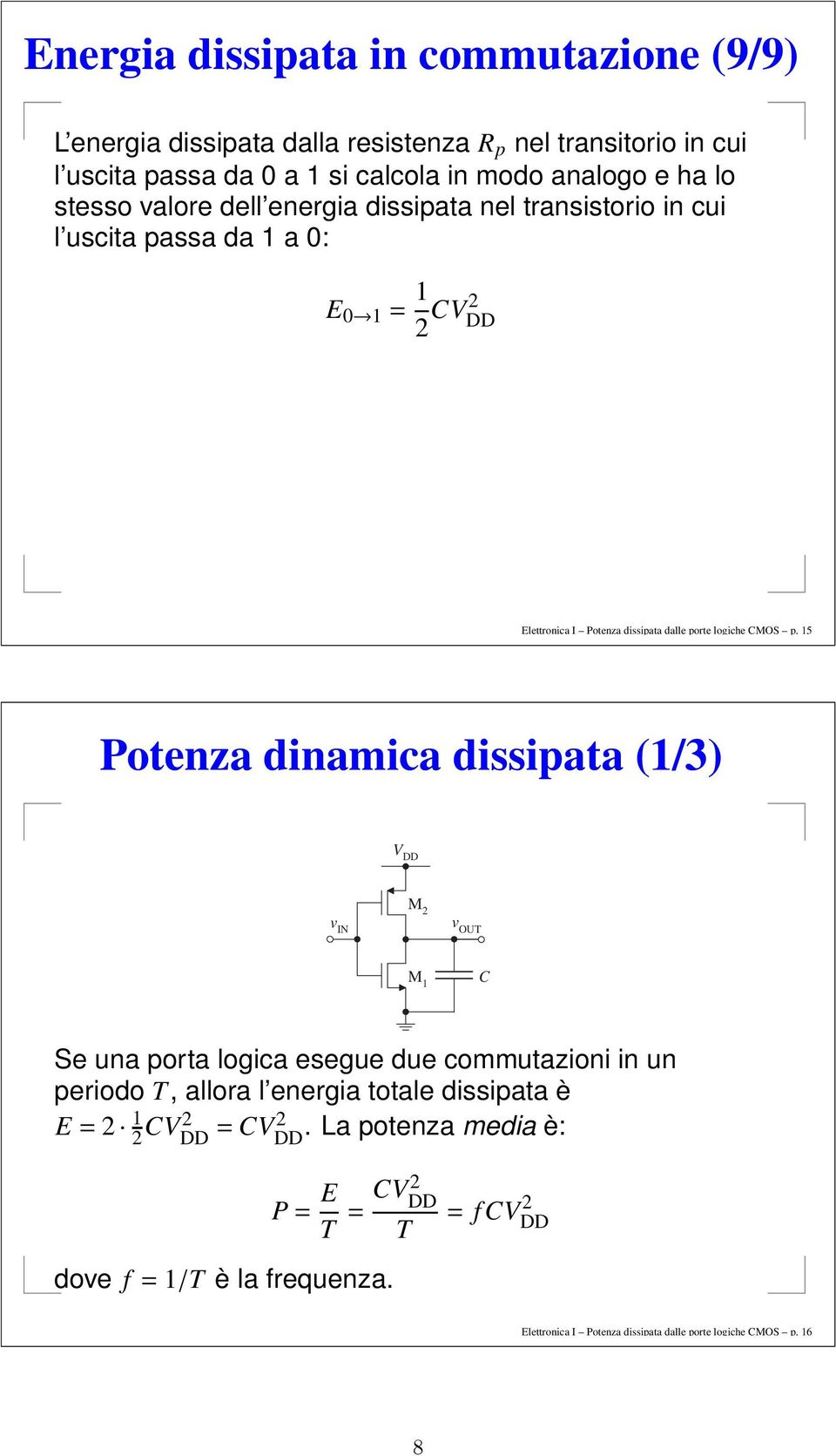 logiche MOS p.