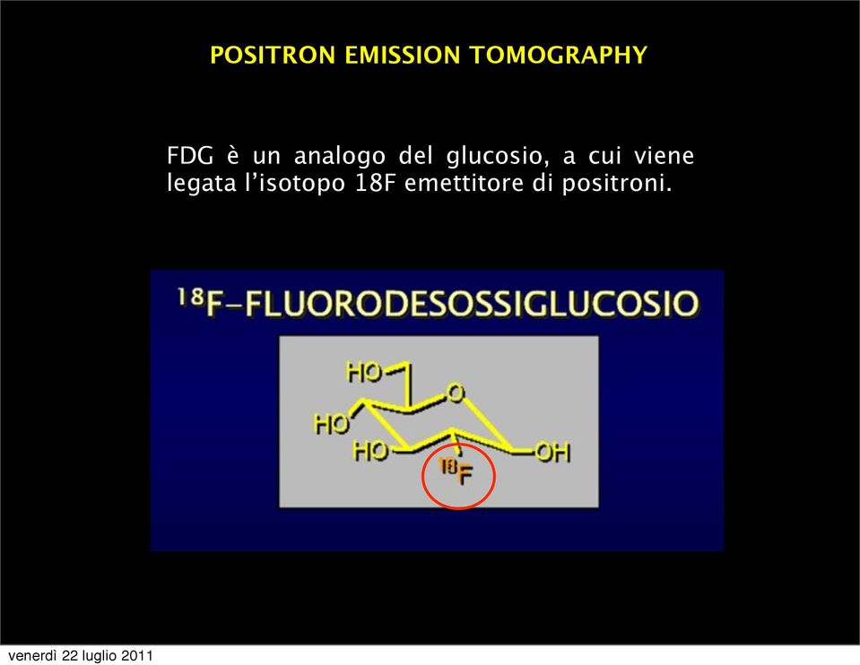 glucosio, a cui viene legata