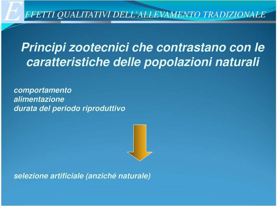 popolazioni naturali comportamento alimentazione durata